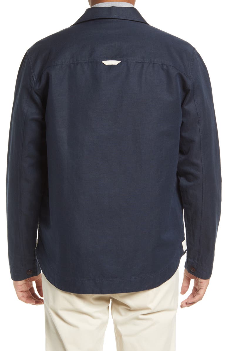 Ted Baker London Amoret Harrington Cotton & Linen Shacket, Alternate, color,