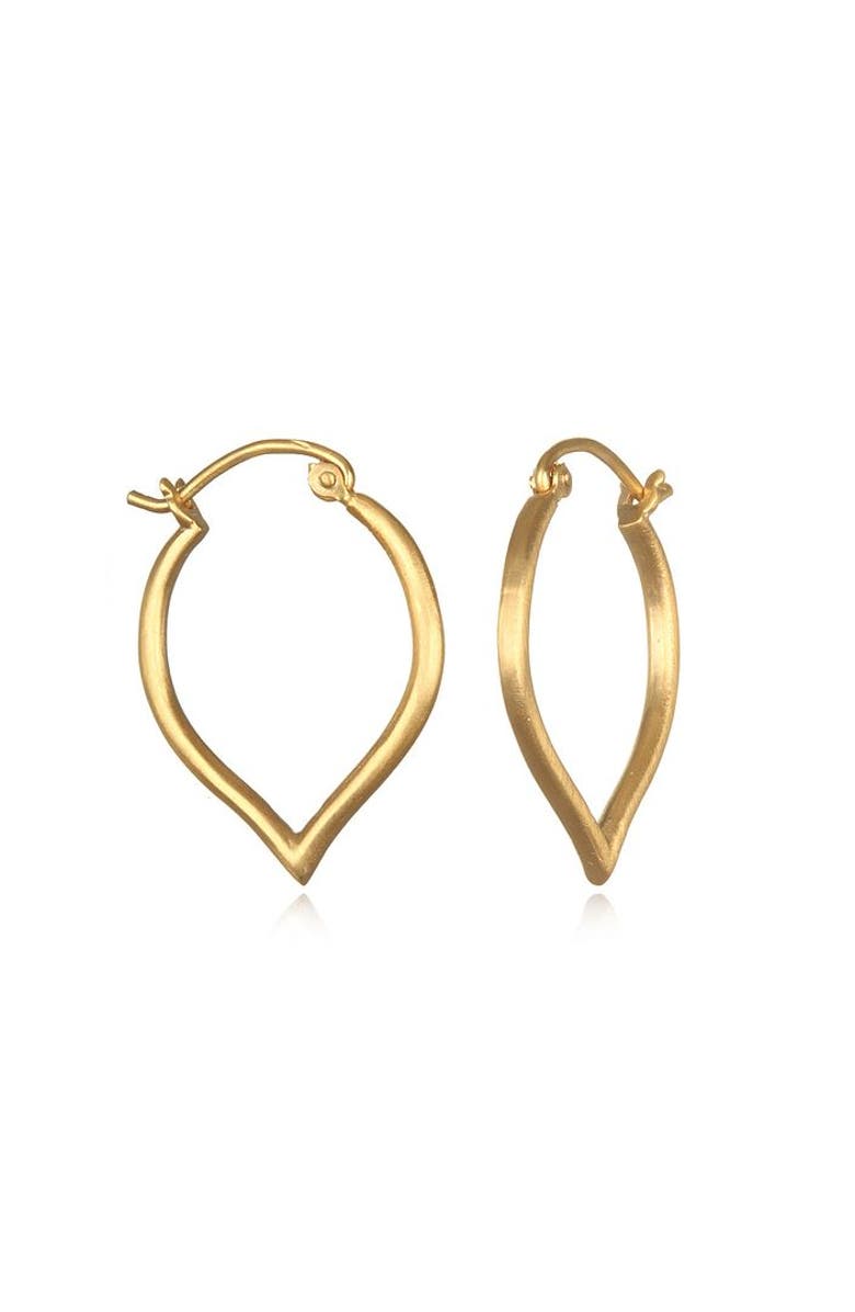 Satya Jewelry Open to Possibilities Earrings, Main, color, Gold