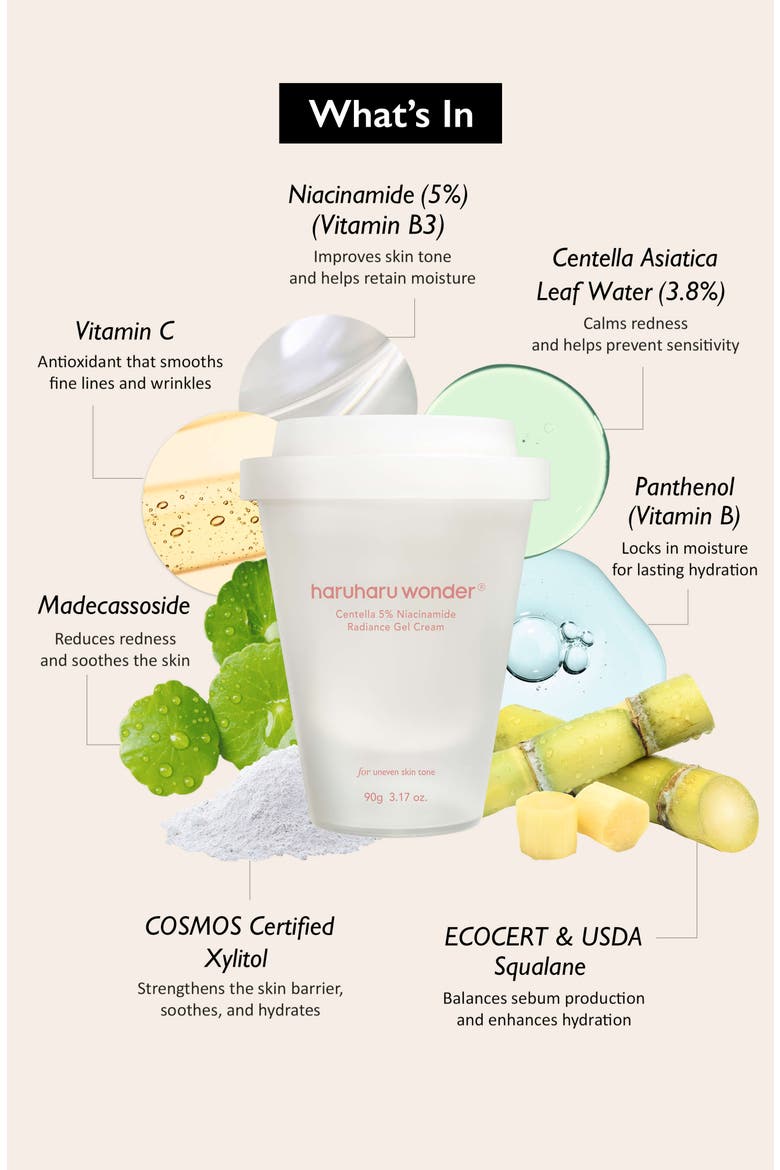 Centella 5% Niacinamide Radiance Gel Cream, Alternate, color, None
