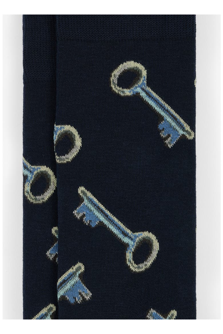 Keys Socks, Alternate, color, 49_VERY DARK NAVY