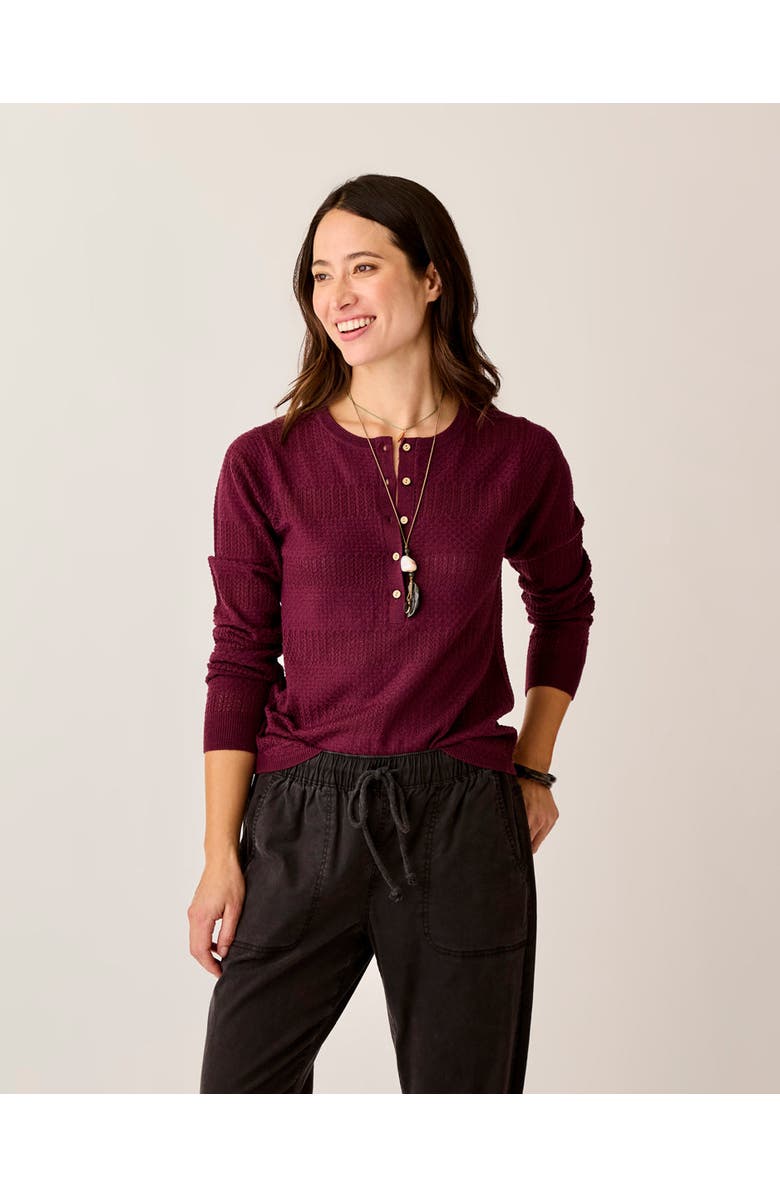 Cave Designs Amara Pointelle Sweater, Main, color, Nirvana