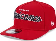 New Era Men's New Era Red Carolina Hurricanes Script 9FIFTY A-Frame Snapback Hat