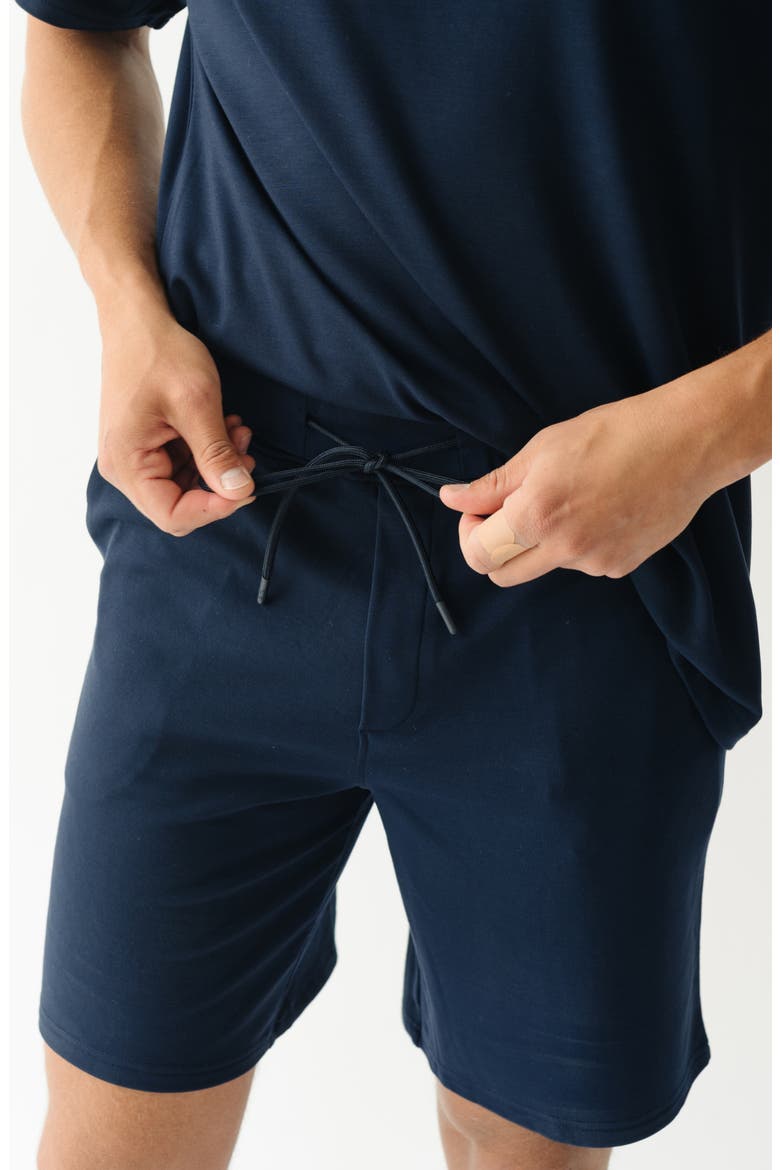 Ultrasoft Pajama Shorts, Alternate, color, NAVY