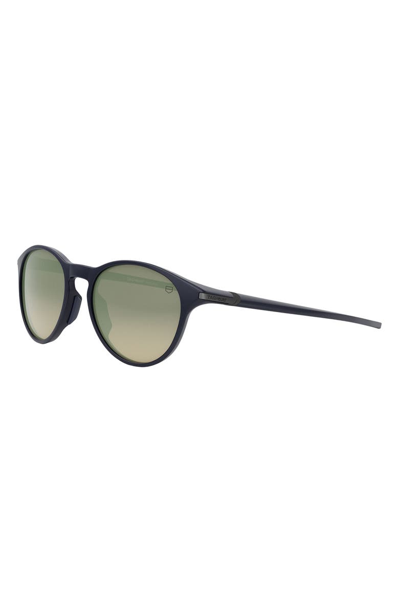 TAG Heuer Vingt Sept 54mm Phantos Sunglasses, Alternate, color, Matte Blue / Brown Mirror