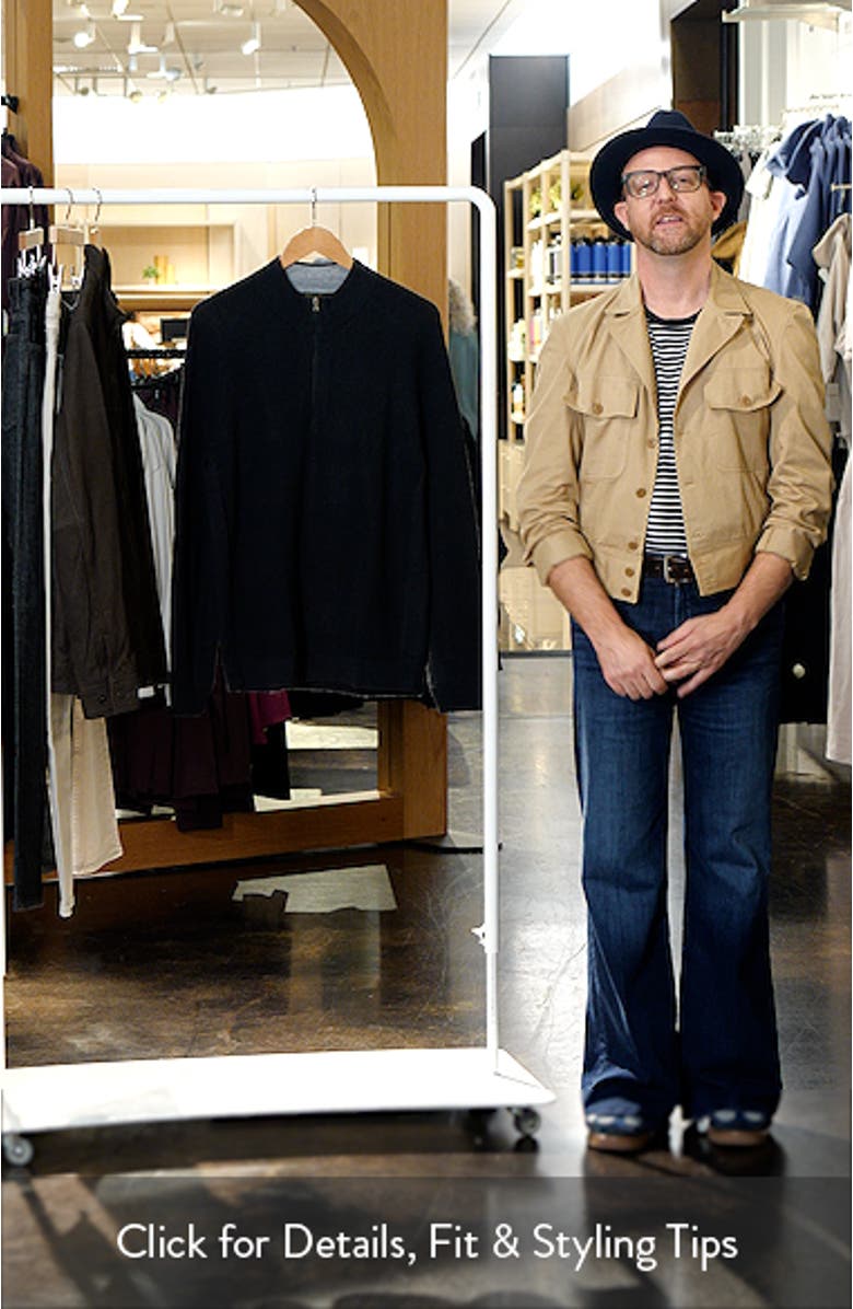 Walden Wool & Cashmere Waffle Knit Quarter Zip Sweater, sales video thumbnail