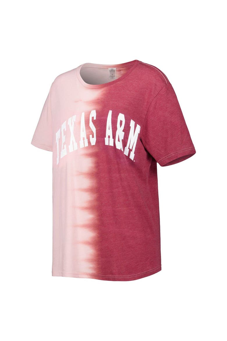 Women's Gameday Couture Maroon Texas A&M Aggies Find Your Groove Split-Dye T-Shirt, Alternate, color, Maroon