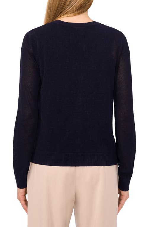Halogenr Halogen(r) V-neck Cardigan In Classic Navy