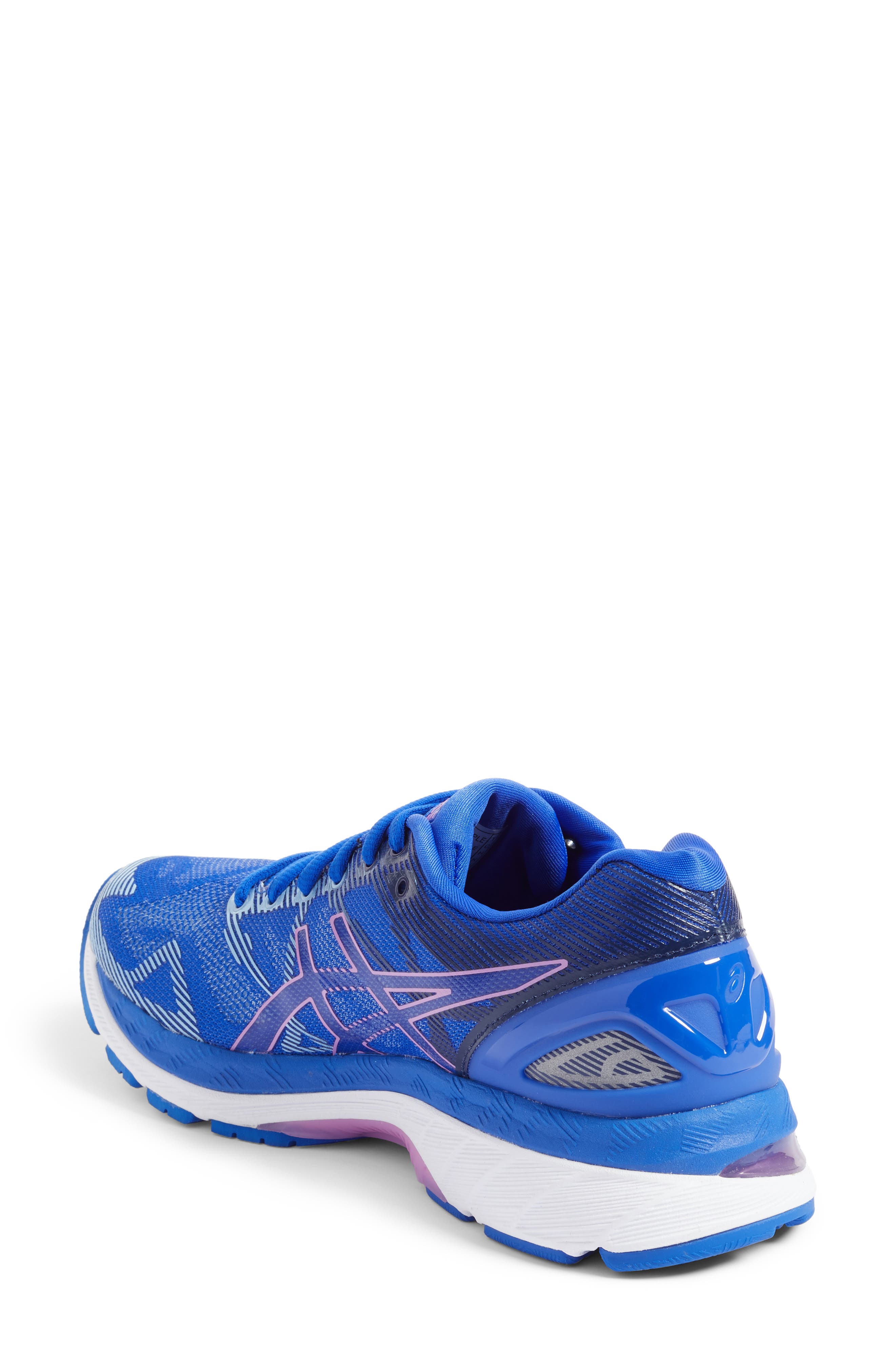 GEL®-Nimbus 19 Running Shoe, Alternate, color, BLUE PURPLE/ VIOLET/ AIRY BLUE