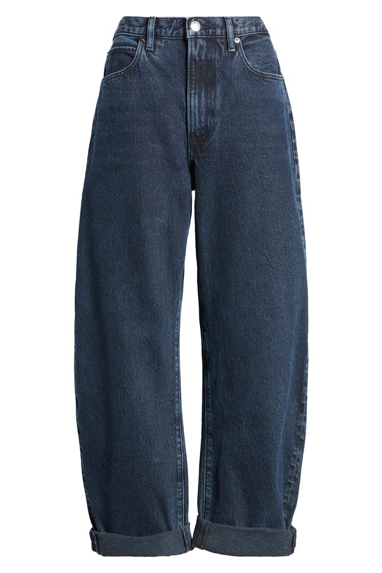 Bubble Nonstretch Baggy Jeans, Alternate, color, DORADO