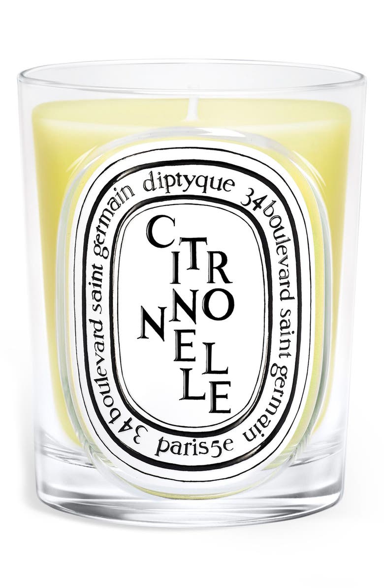 Diptyque Citronelle (Lemongrass) Classic Candle, Main, color, 