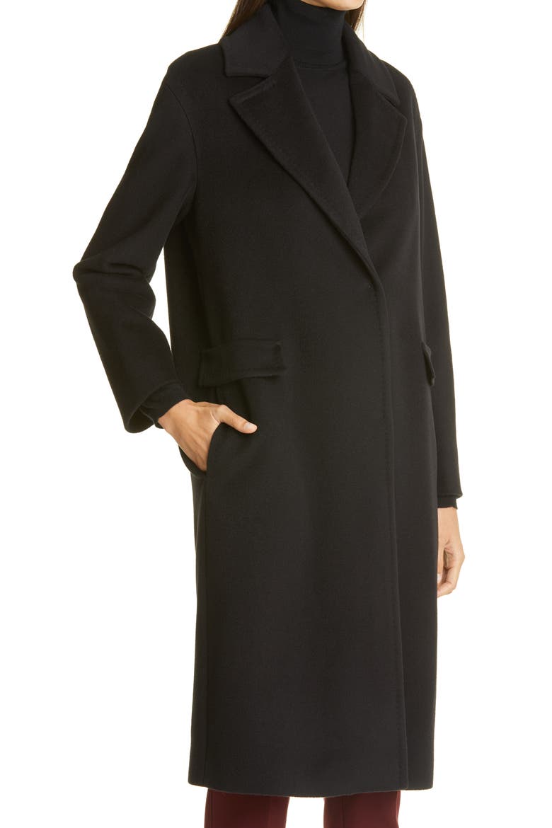 Bairo Wool Coat, Alternate, color, BLACK