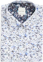 Paul Smith Floral Organic Cotton Button Shirt