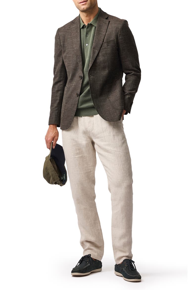 Holland Crescent Wool Blend Sport Coat, Alternate, color, MOSS