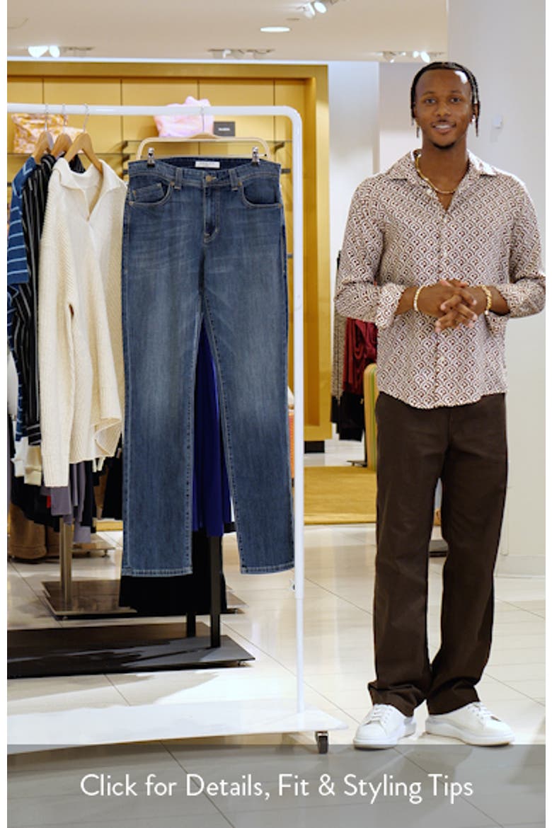 Jimmy Slim Straight Leg Jeans video