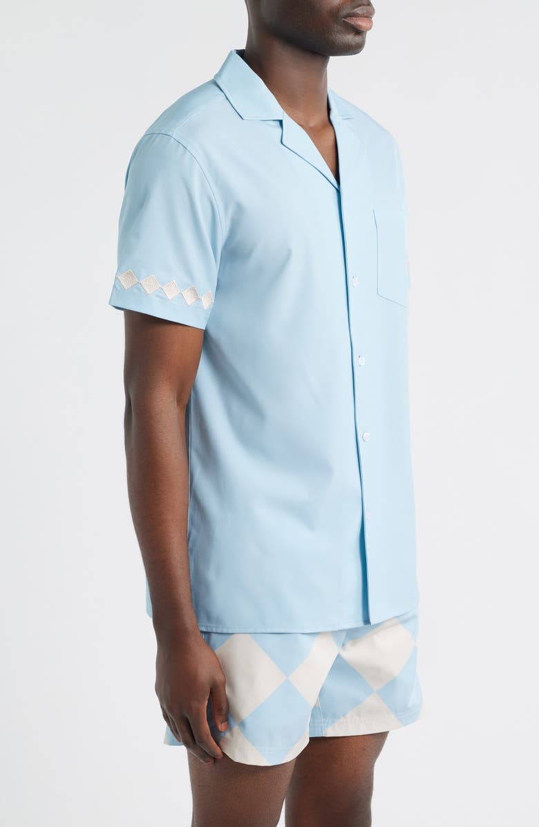 MAVRANS Shoreline UPF 50+ Button-Up Shirt, Alternate, color, Blue