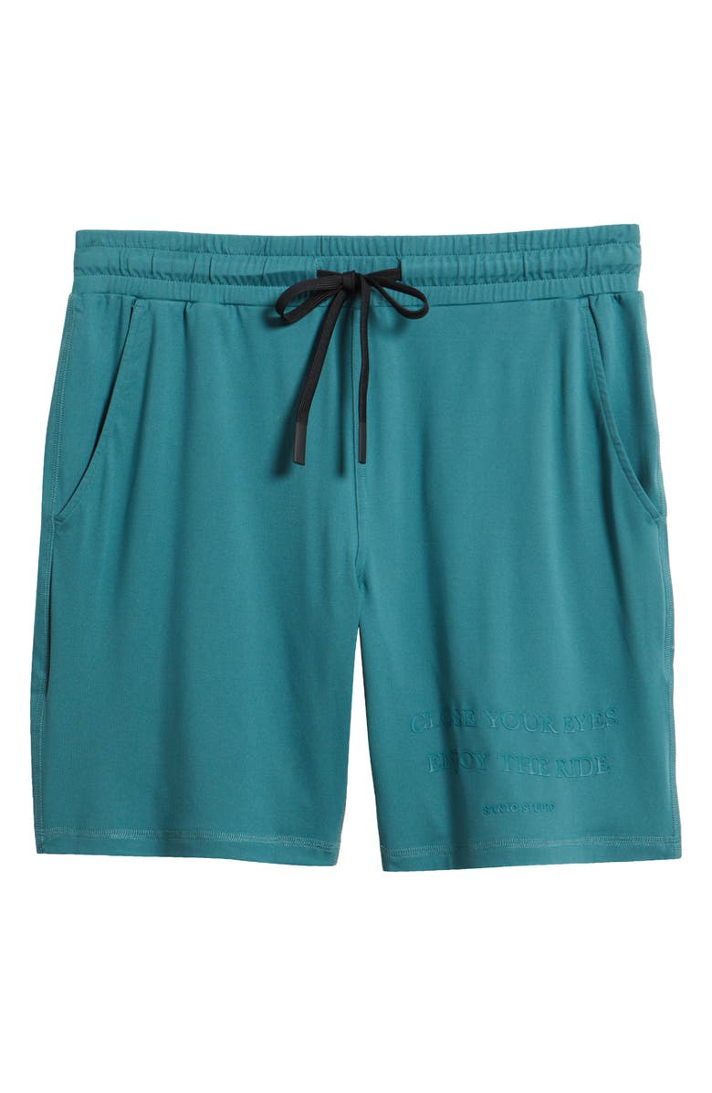 SANTO STUDIO Tempo Enjoy Comfort Fleece Drawstring Shorts - Ryan Sheckler Edition, Alternate, color, Blue