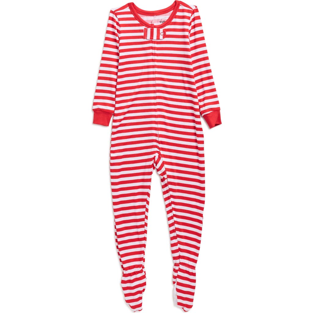 Pillow Talk Matching Family Stripe Footed Pajamas