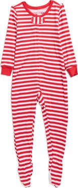 Pillow Talk Matching Family Stripe Footed Pajamas
