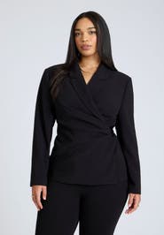 ELOQUII Wrap Blazer