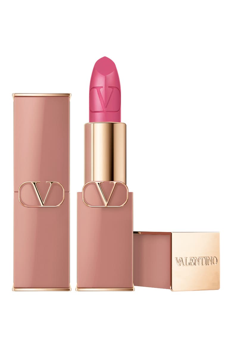 Satin Refillable Lipstick, Main, color, ROSEY NUDE