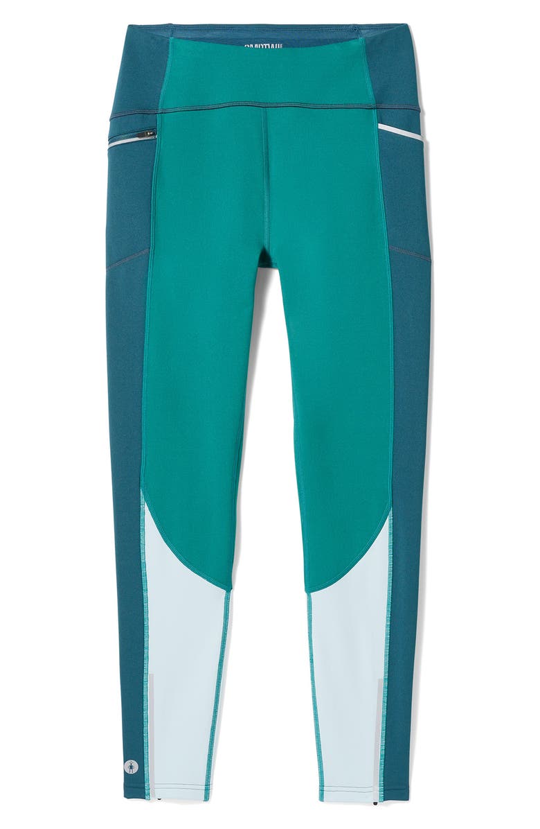 Smartwool Colorblock Active Fleece Pocket Leggings, Alternate, color, 