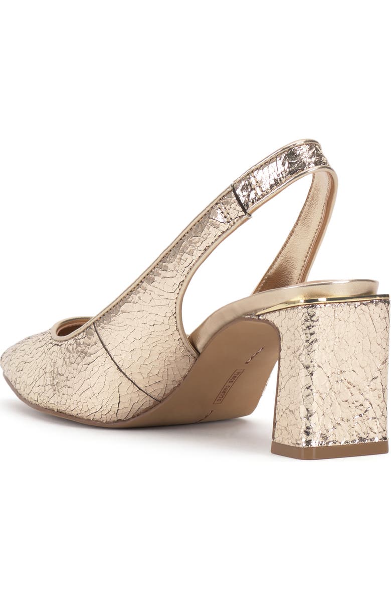 Vince Camuto Hamden Pointed Toe Slingback Pump, Alternate, color, Gold