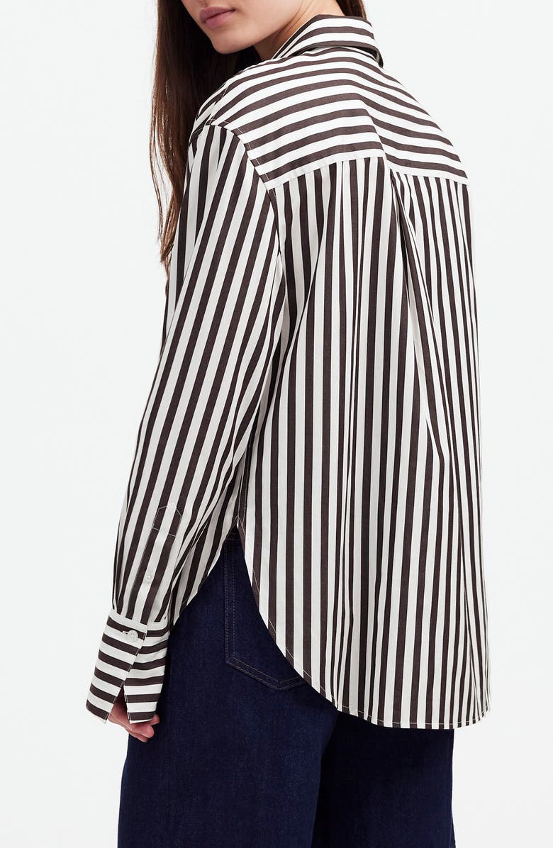 Madewell Stripe Relaxed Fit Cotton Poplin Button-Up Shirt, Alternate, color,