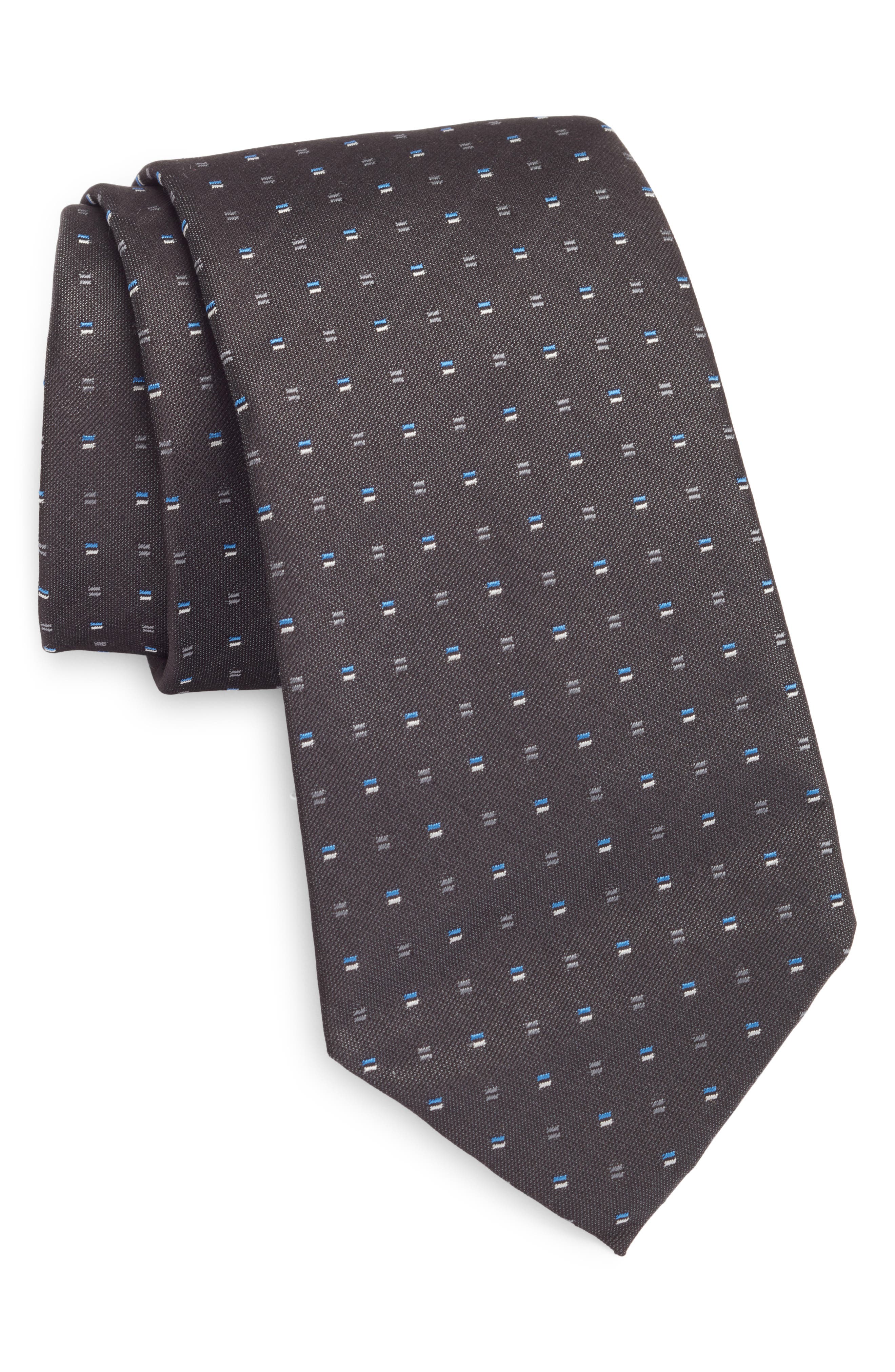 BOSS Micropattern Silk Tie (Men) | Nordstromrack