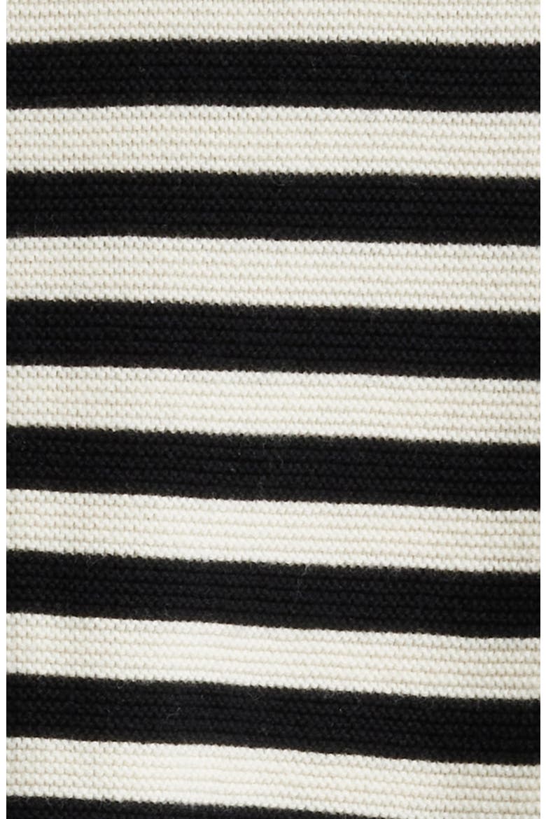 The Celeste Stripe Cotton Knit Shorts, Alternate, color, NOIR / BRULE STRIPE