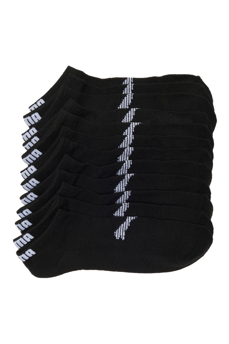 6-Pack Terry Low Cut Socks, Main, color, BLACK / WHITE
