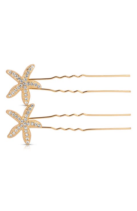 Sandy Shores Set of 2 Hair Pins
