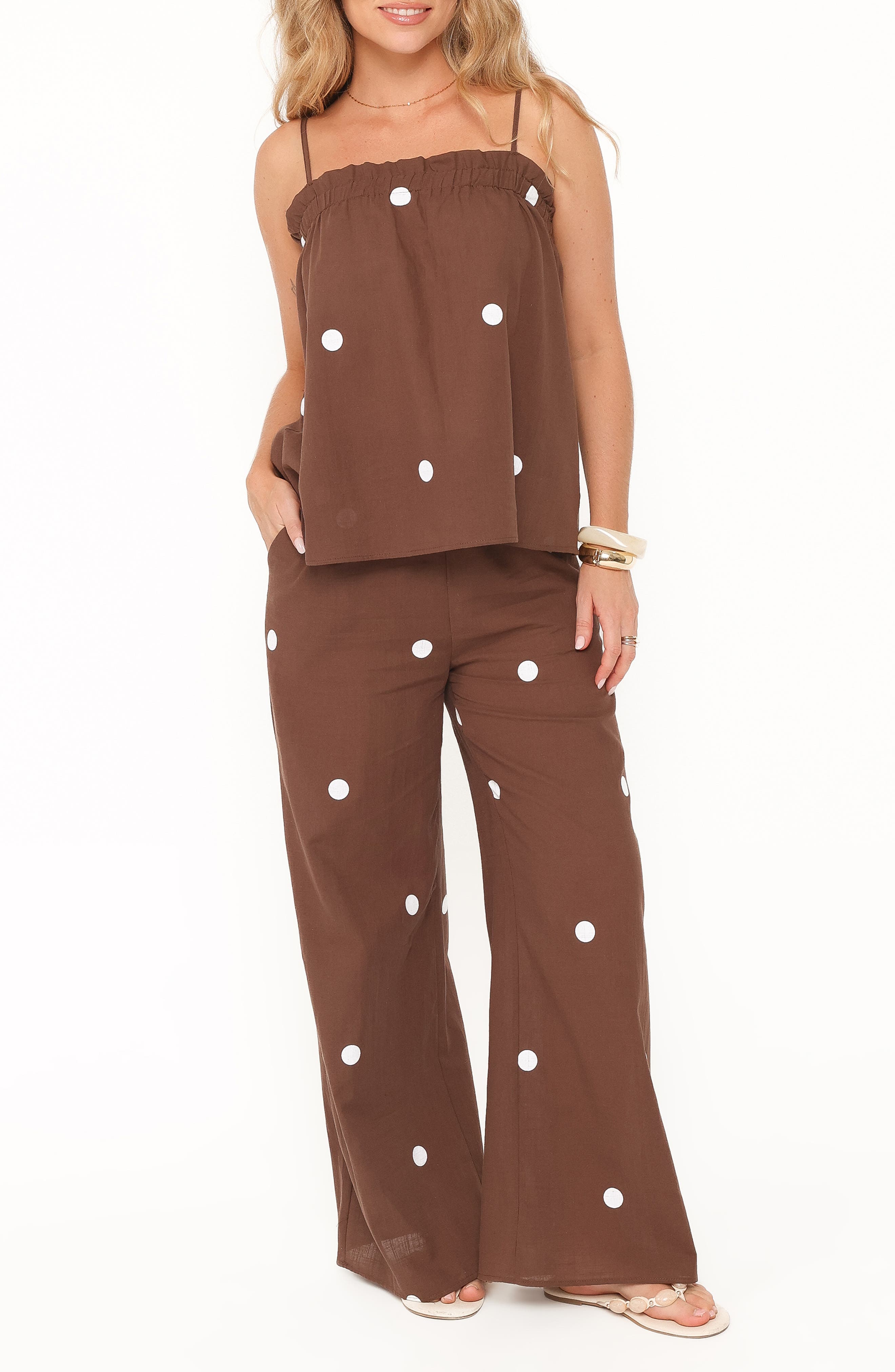 selected CHOCOLATE POLKA DOT