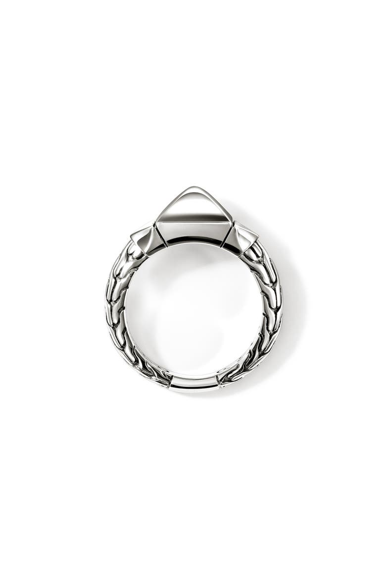 Icon Stud Ring, Alternate, color, SILVER