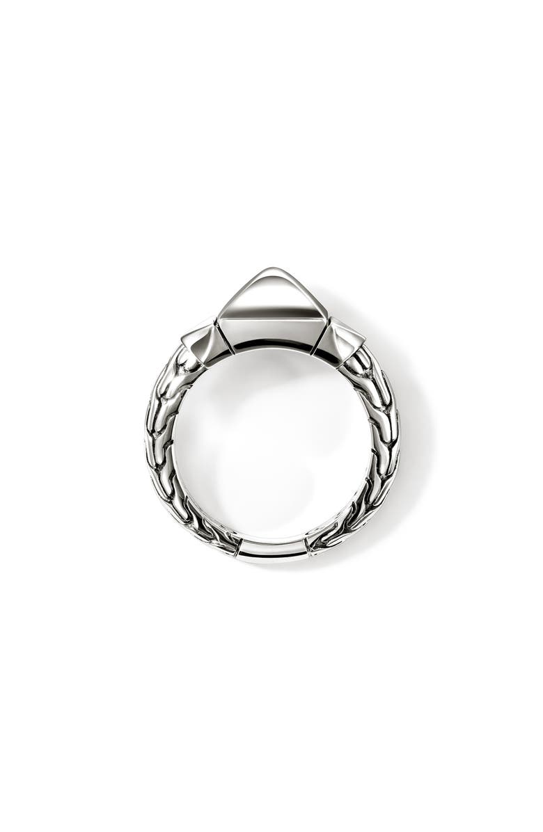 John Hardy Icon Stud Ring, Alternate, color, Silver