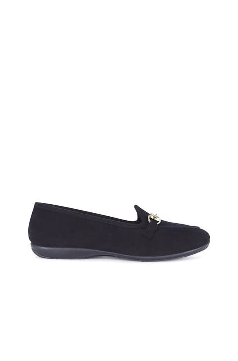 Royal Suede Buckle Slipper