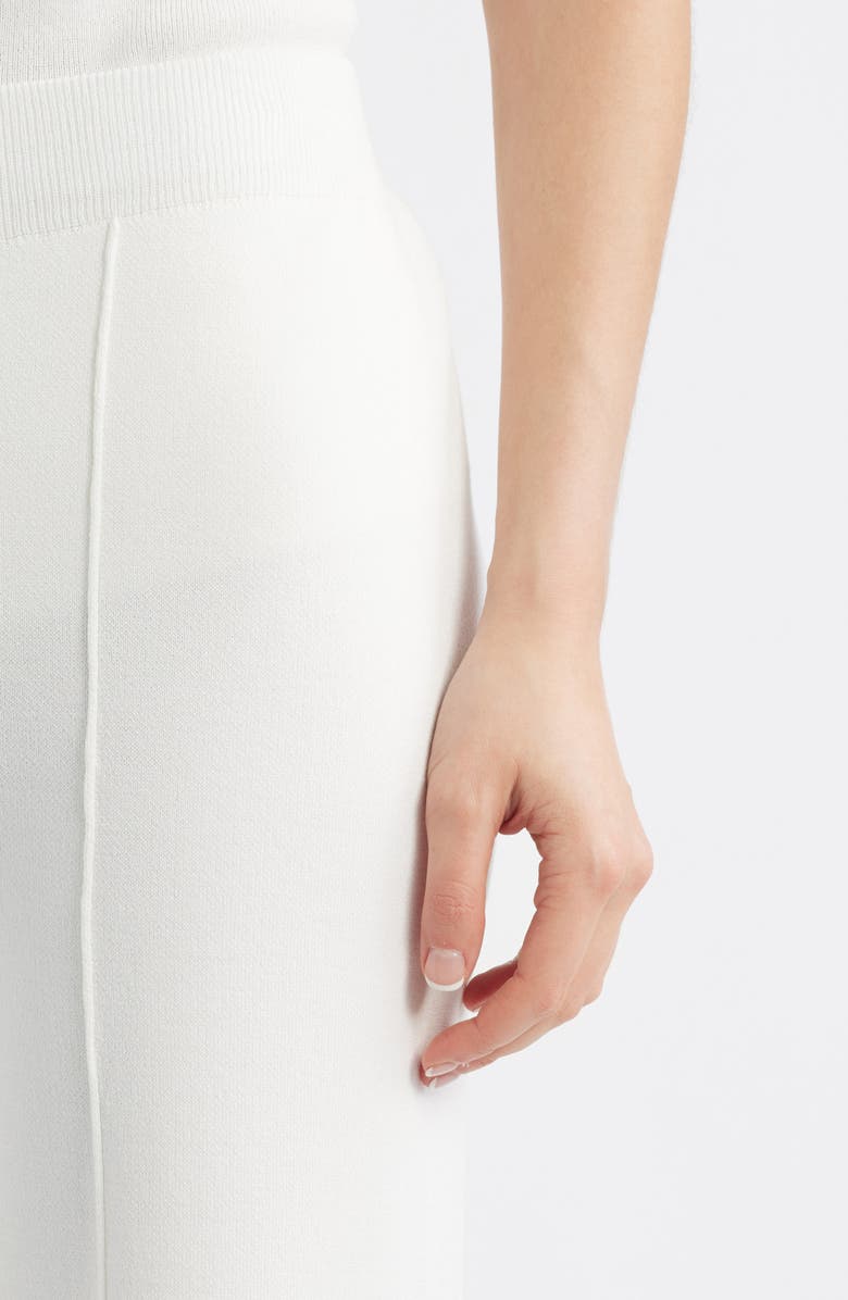 Tahari ASL Wide Leg Sweater Pants, Alternate, color, Ivory