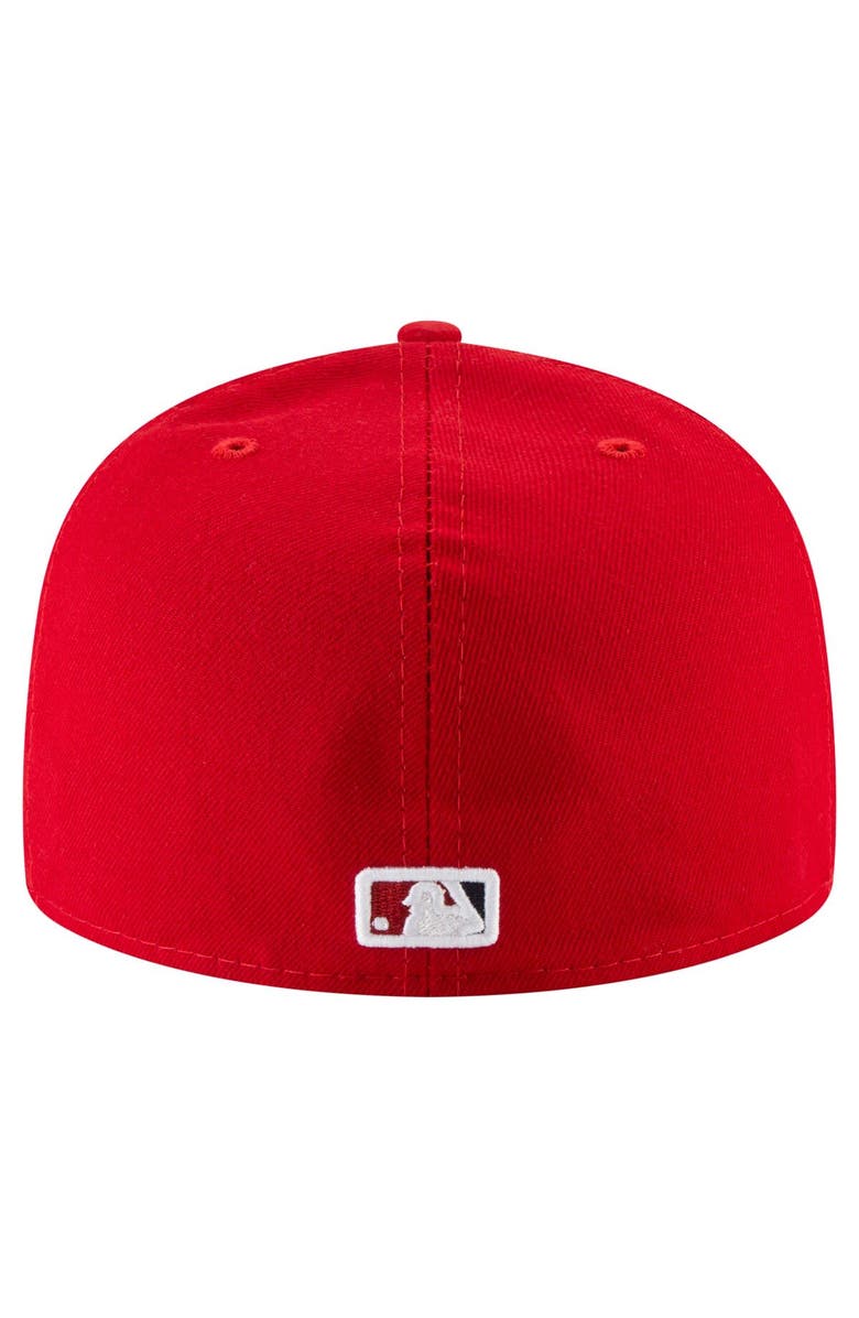 New Era Men's New Era Red Washington Nationals 20th Anniversary 59FIFTY Fitted Hat, Alternate, color, Red