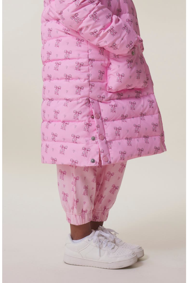 Kids' Logan Puffer Coat, Alternate, color, CANDY PINK BOW