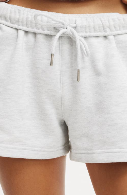 Cotton On Body Plush Essential Gym Short In Cloudy Grey Marle