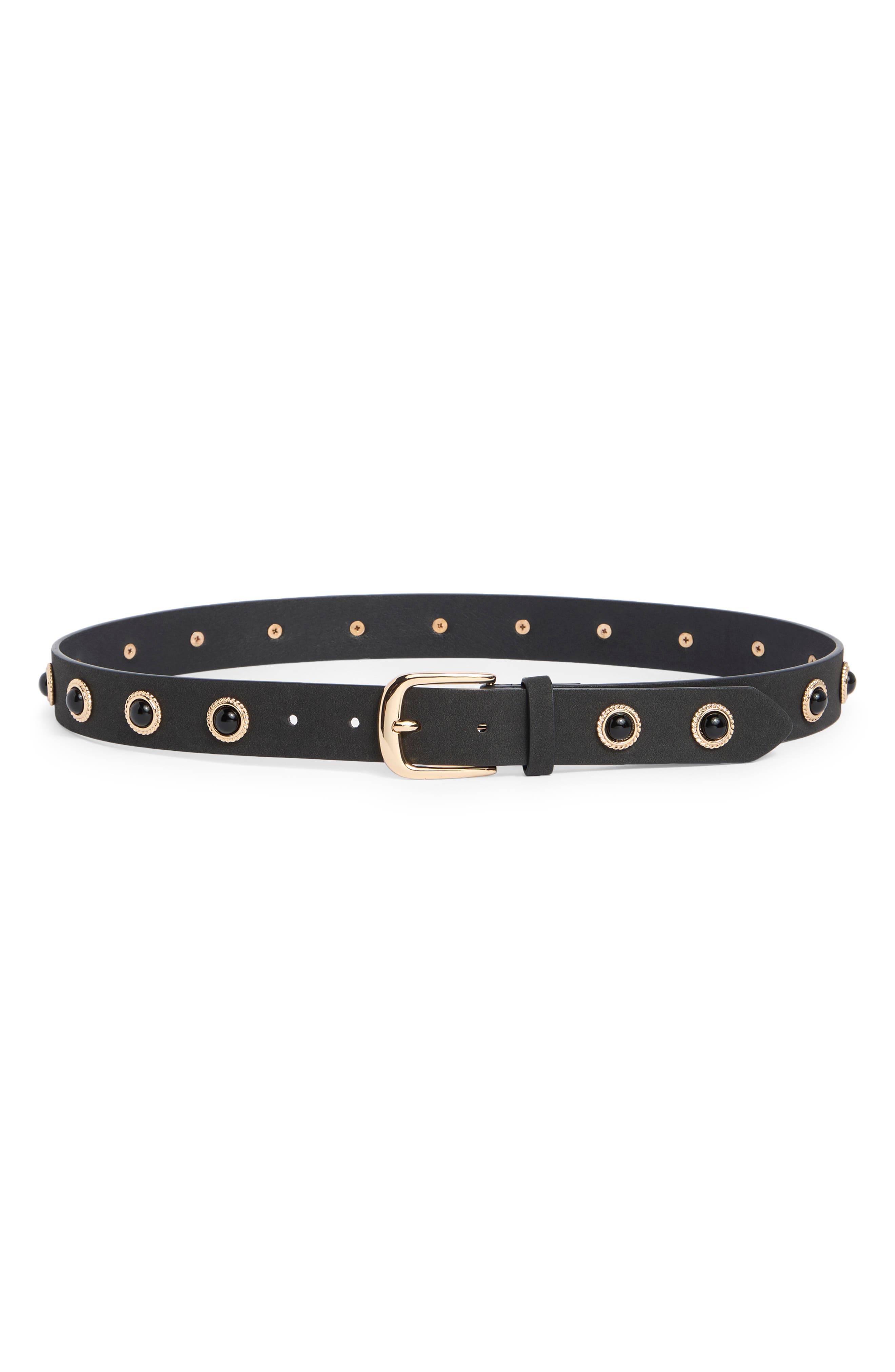 Faux Stone Cabochon Belt