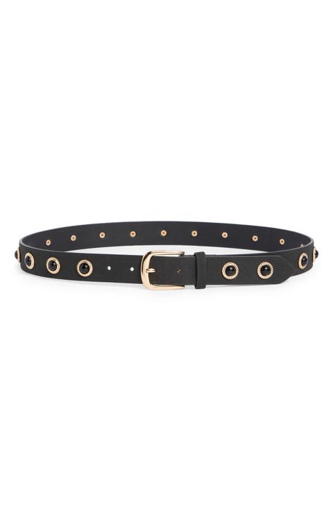 Faux Stone Cabochon Belt