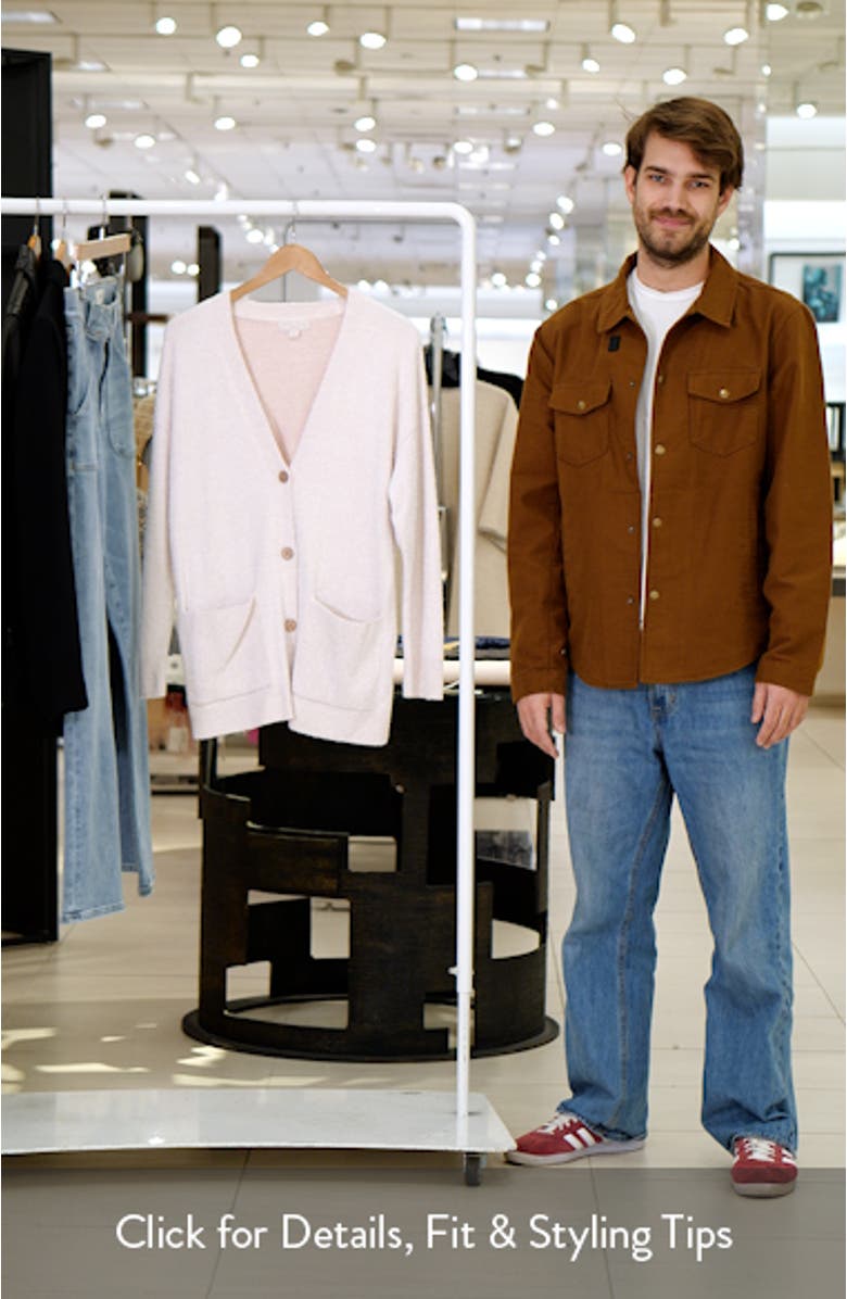 CozyChic Lite<sup>®</sup> Contrast Rib Pocket Cardigan, sales video thumbnail