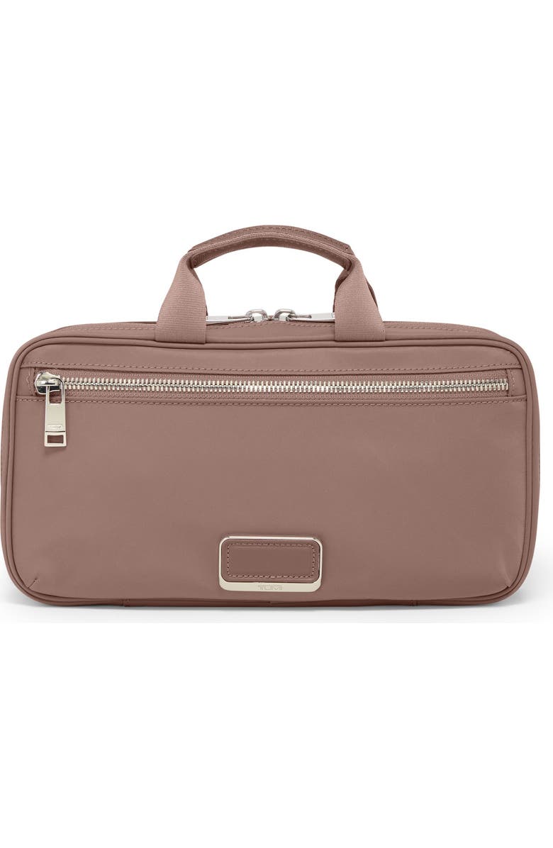TUMI Small Madeline Nylon Cosmetics Bag, Main, color, Light Mauve