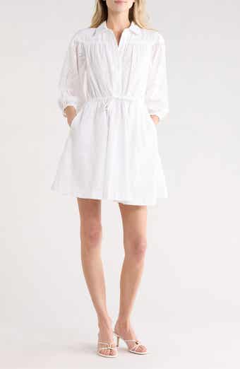 Derek Lam Arbi Cotton Eyelet Shirtdress