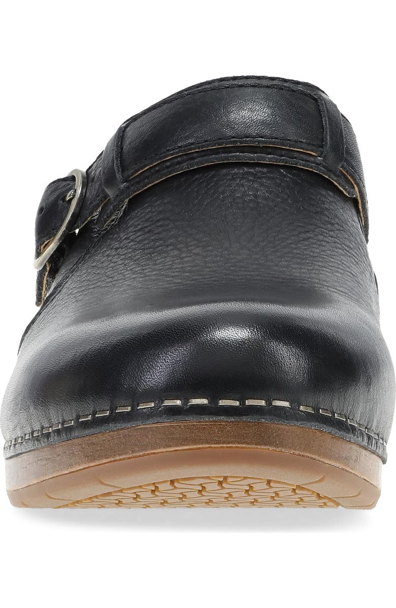 Dansko Millie Mule, Alternate, color, Black Waxy Milled