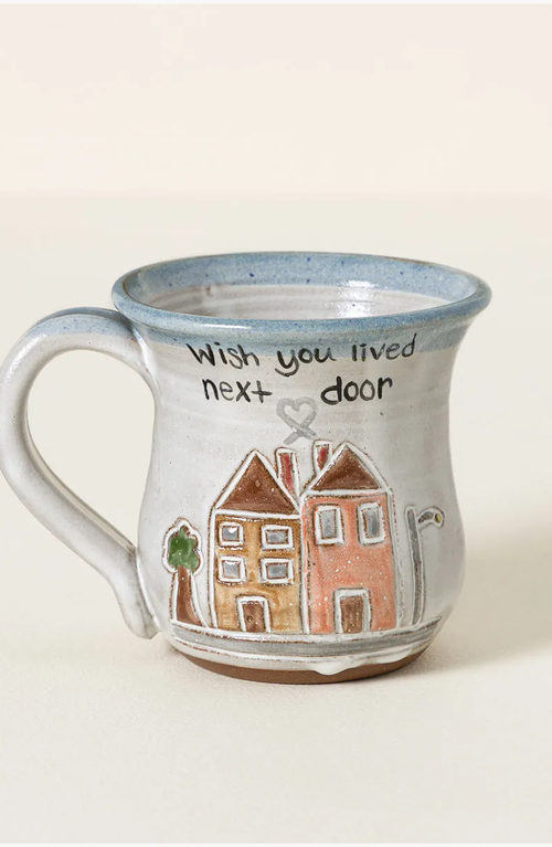 Uncommon Goods Wish You Lived Next Door Mug In Multi