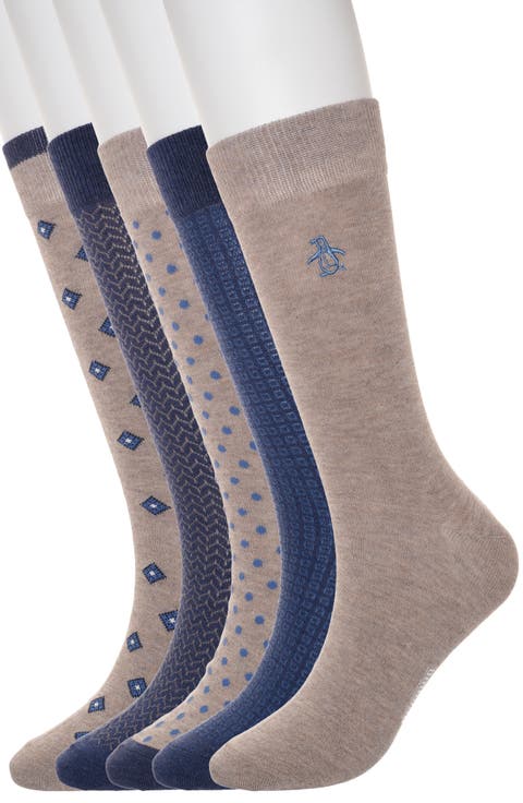 Assorted 5-Pack Crew Socks