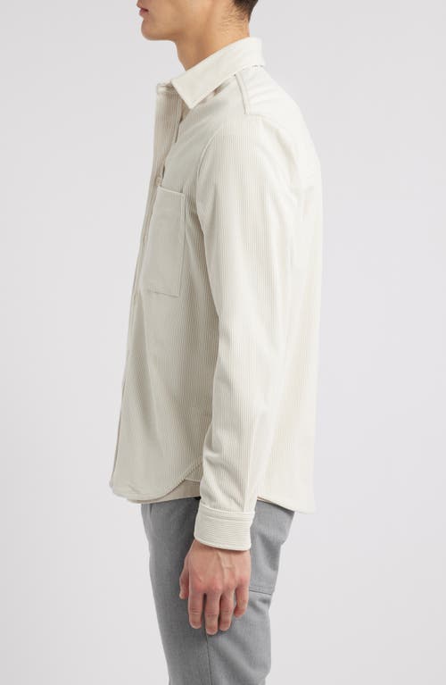 HUGO BOSS BOSS OWEN TECH CORDUROY PERFORMANCE OVERSHIRT