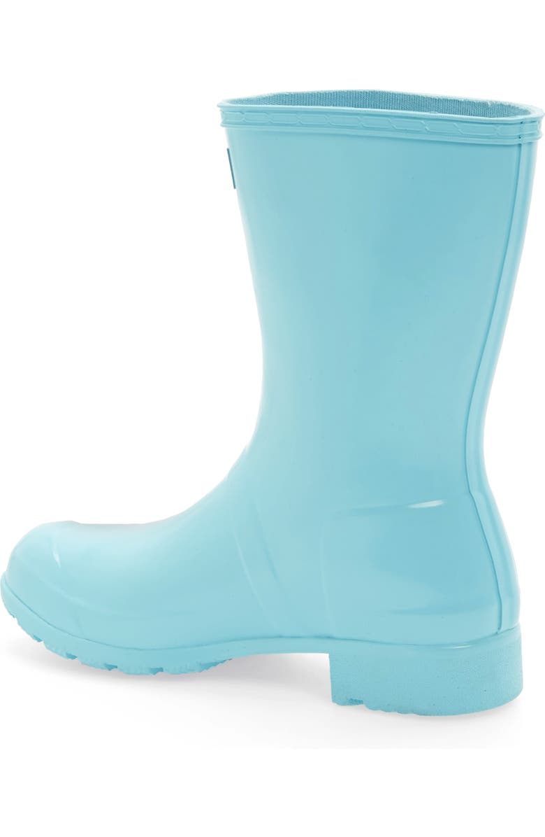 Hunter Original Short Waterproof Rain Boot, Alternate, color, Pale Mint