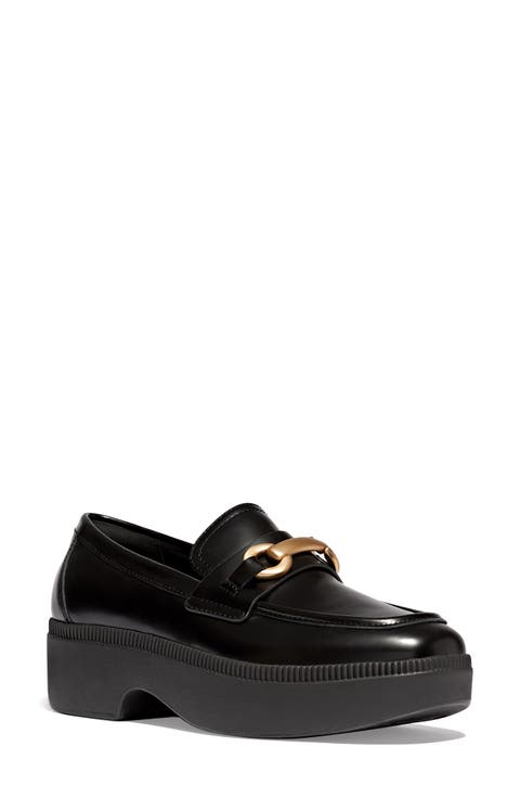F-Luma Chunky Snaffle Bit Platform Loafer (Women)